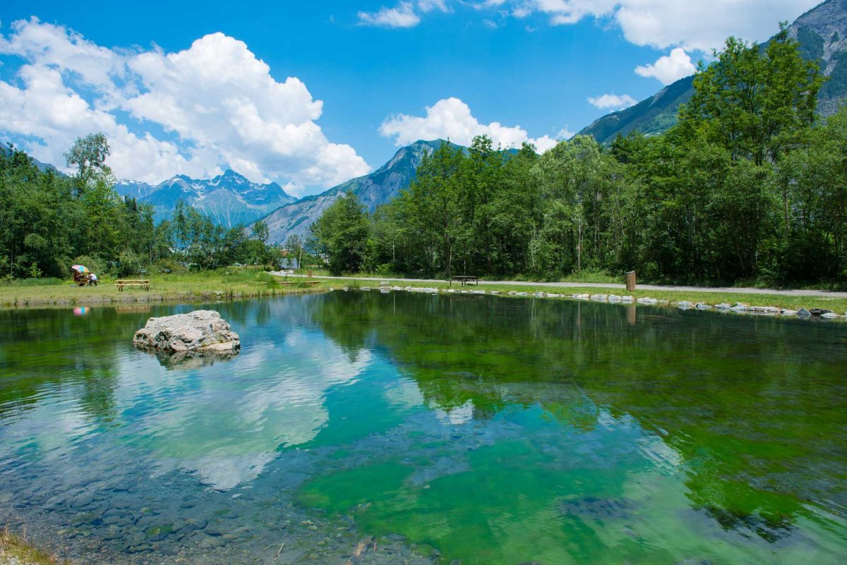Le lac Bleu à Bourg d'Oisans