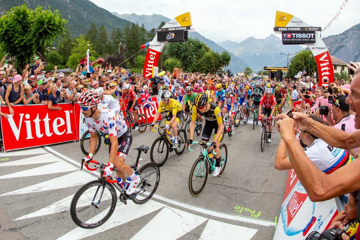 Départ du Tour de France à Bourg d'Oisans
