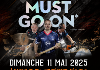 Manche qualificative du championnat de france de Timberports (bucheronnage sportif)