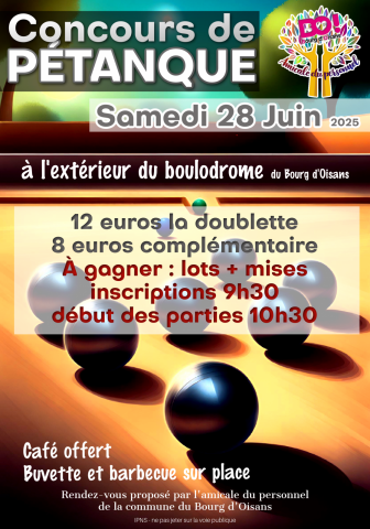 Petanque wedstrijd_Le Bourg-d’Oisans