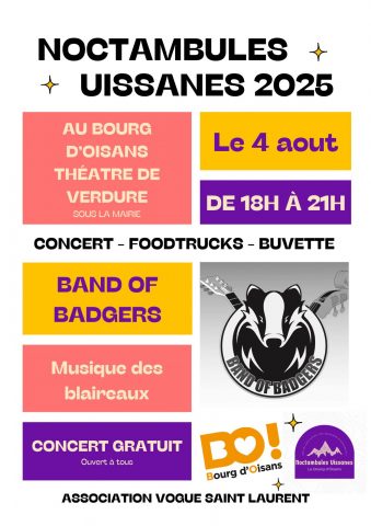 Noctambules Uissanes – Dassenbende_Le Bourg-d’Oisans