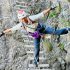 Via ferrata de la Fare in VAUJANY met Christelle MORIN