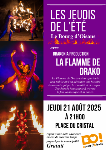 Jeudi du Bourg – Drako’s vlam – Drakonia productie_Le Bourg-d’Oisans