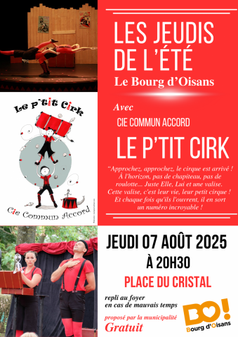 Jeudi du Bourg – le P’tit Cirk – commun accord gezelschap_Le Bourg-d’Oisans