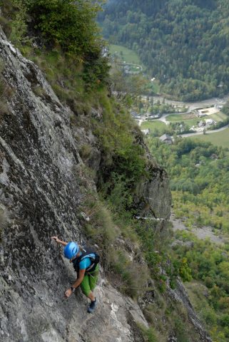 Via Ferrata Les Perrons – Sportief niveau_Saint-Christophe-en-Oisans