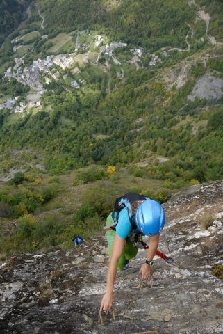 Via Ferrata Les Perrons – Sportief niveau_Saint-Christophe-en-Oisans