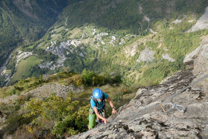 Via Ferrata Les Perrons – Sportief niveau_Saint-Christophe-en-Oisans