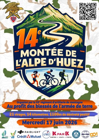 14e Montée solidaire de l’Alpe d’Huez door het 93e RAM_Le Bourg-d’Oisans