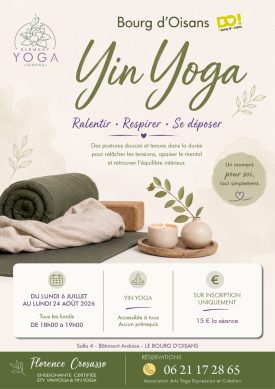 Élément YOGA Oisans – Séance de YIN YOGA