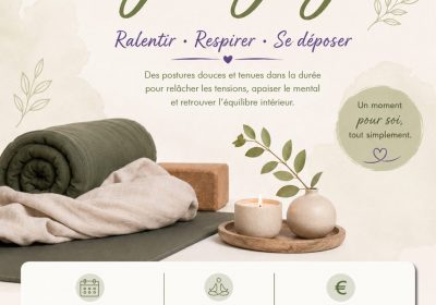Élément YOGA Oisans – Séance de YIN YOGA