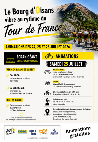 Bourg d’Oisans leeft mee met de Tour de France!_Le Bourg-d’Oisans