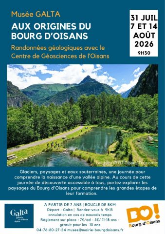 GEOLOGISCHE WANDELING – Bourg-d’Oisans: naar de oorsprong van het landschap_Le Bourg-d’Oisans