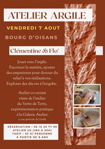 Klei workshop_Le Bourg-d’Oisans