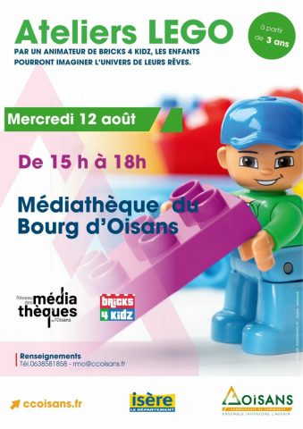 LEGO-workshop in de mediatheek_Le Bourg-d’Oisans