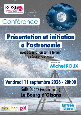 CONFERENTIE Astronomie_Le Bourg-d’Oisans
