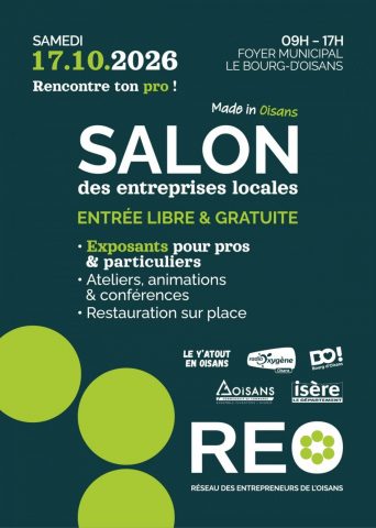 2e beurs voor lokale bedrijven; Ontmoet je vakman – Made in Oisans_Le Bourg-d’Oisans