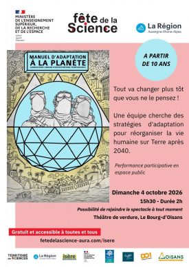 Spectacle “Manuel d’adaptation à la planète” – Fête de la science